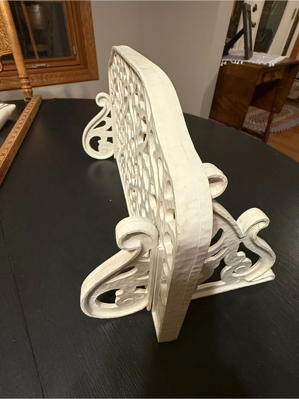 Vintage HOMCO wall shelf, white